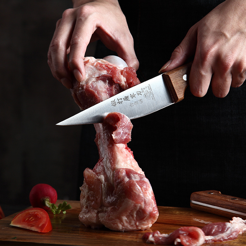 妙管家剔骨刀分割刀剥皮刀屠宰尖刀杀猪卖肉专用刀肉联厂宰牛羊刀