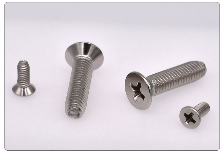 304不绣钢沉头三角牙螺钉/gb6561自锁螺钉 十字沉头自锁螺钉m3~m6