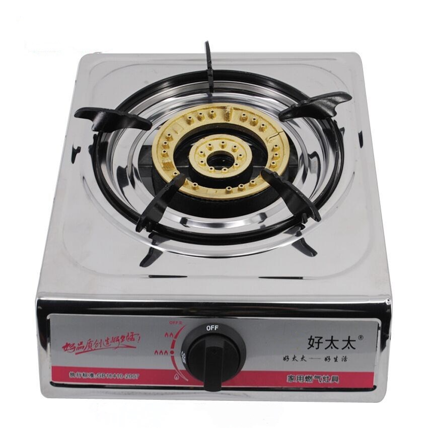 煤气灶单灶液化气台式燃气灶家用天然气钢盖猛火单个单眼炉具老式