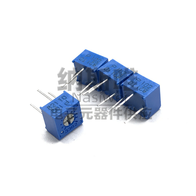 电位器 3362p-102 1k 3362单圈精密可调电阻电位器 3脚-阿里巴巴