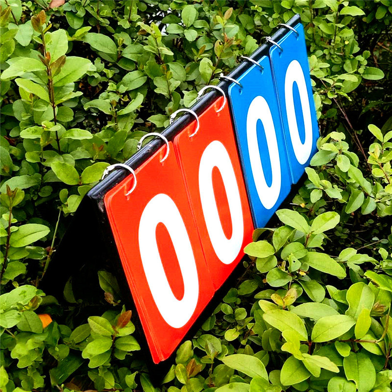 记分牌 三位数记分牌多功能折叠翻牌器 乒乓球 篮球记分器