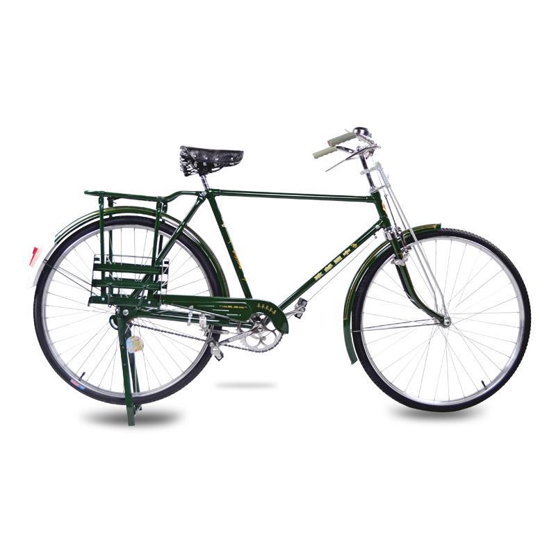 上海凤凰牌老式自行车26/28寸成人老款男女士直斜梁复古载重单车