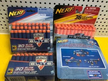 NERF热火玩具枪配件 精英系列吸盘子弹30枚装软弹A1455 国产特价