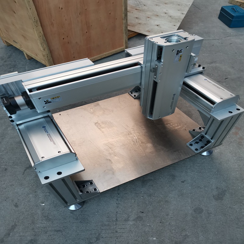 xyz双导轨线性滑台精密数控电动滑台滚珠丝杆线性模组直线滑台