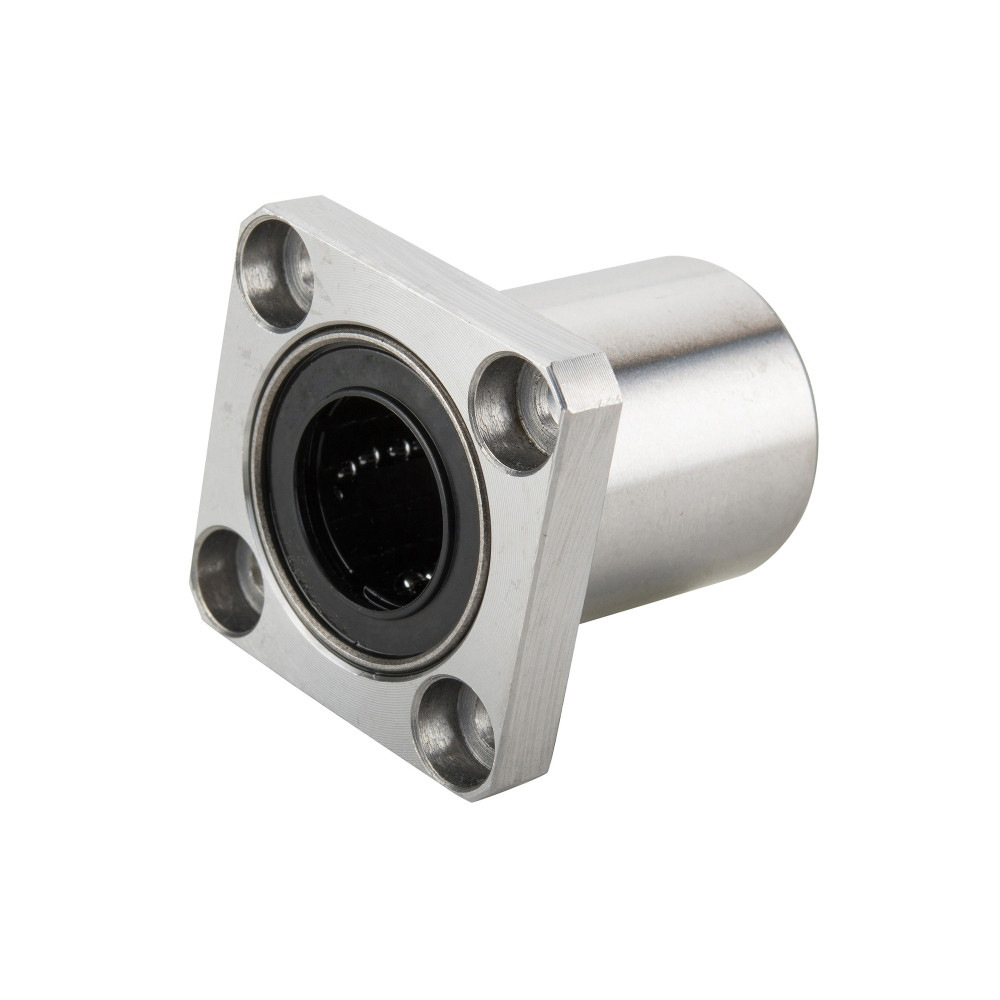 欧标直线方法兰轴承lmek12 16 20 25 30 40 50uu滑动衬套电镀防锈