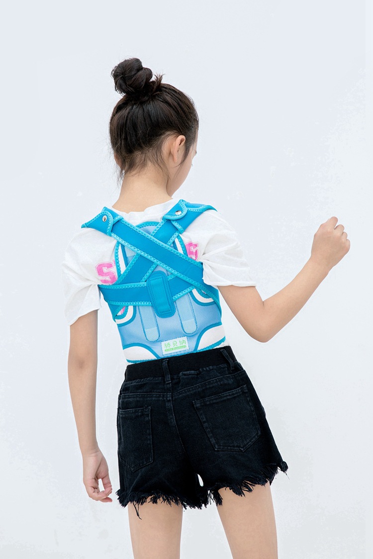 帕美姿儿童防驼背矫正带男女小学生坐姿矫姿带学生小孩驼背矫正器