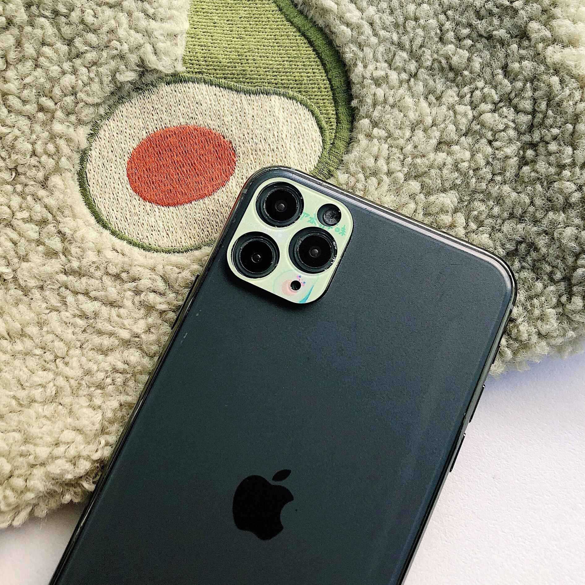 适用于iphone11摄像头亚克力卡通镜头膜iphonexsmax后摄像头圈