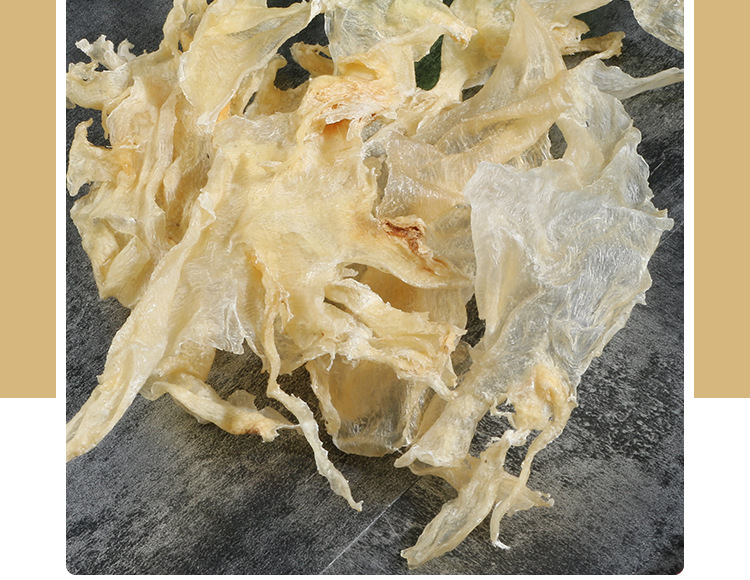 北海菜胶深海海鲜干货鱼胶鱼肚孕期月子炖煮食材散装鱼胶批发