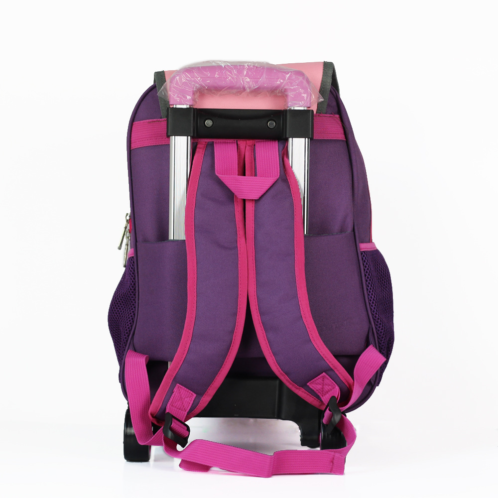 儿童小学生书包拉杆背两用轻便减负护脊书包可爬楼拆卸双肩包