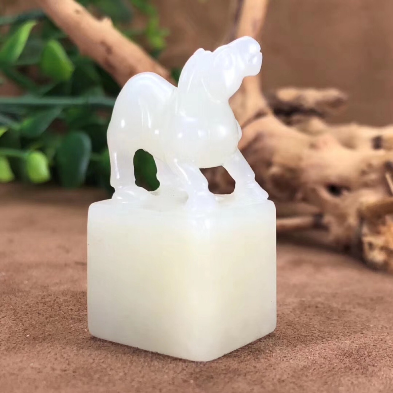 新疆和田玉羊脂玉印章工美大师工艺品和田玉玉器礼品章子厂家批发