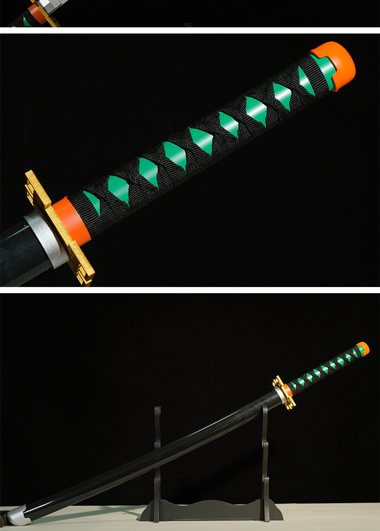 厂家批发鬼灭之刃刀灶门炭治郎我妻善逸富冈义勇动漫武器代发竹刀