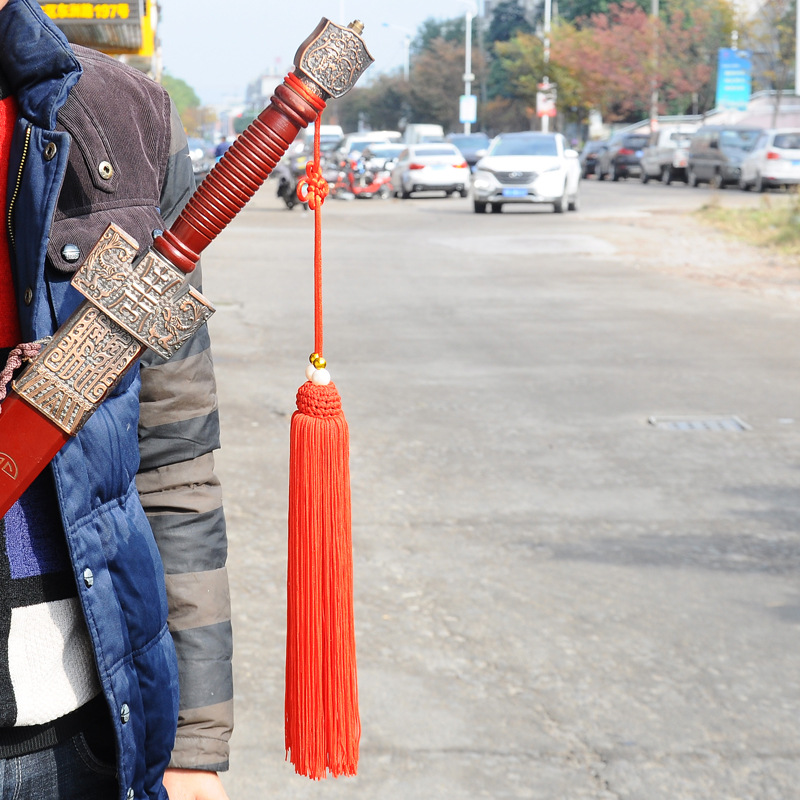 js04 厂家直销 太极剑穗 武术健身吊穗 比赛专用宝剑挂穗刀穗包邮