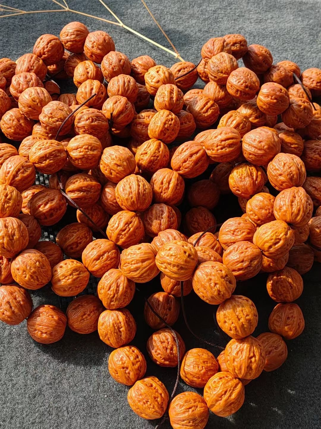 文玩核桃手串 京八棱核桃 门头沟桃核 龙纹脑纹官帽桃核产地批发
