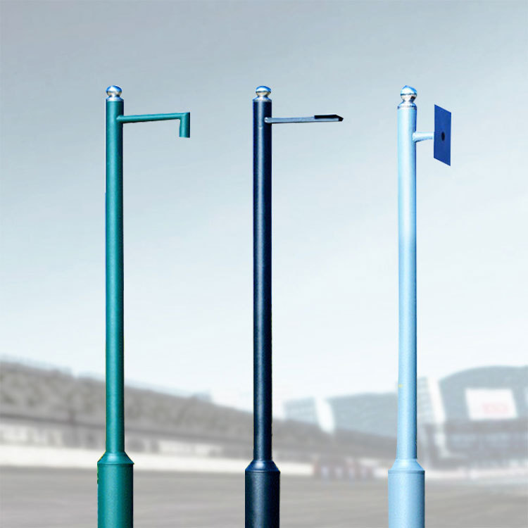 监控杆不锈钢3米户外交通信号道路标志杆 监控立杆学校监控灯杆