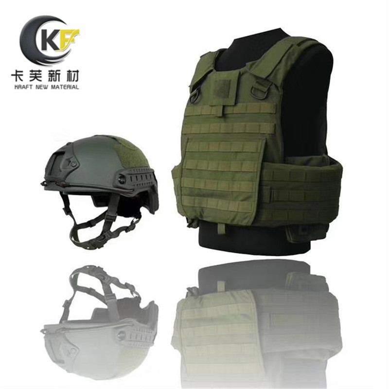 200克平纹芳纶高分子聚乙烯混合纤维布防刺防弹绝缘管件装甲材料