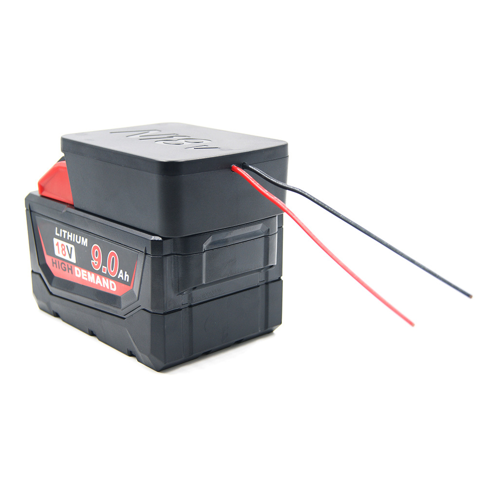 适用于米沃m奇m18 18v系列锂电池n18 转换为diy连接线输出 适配器