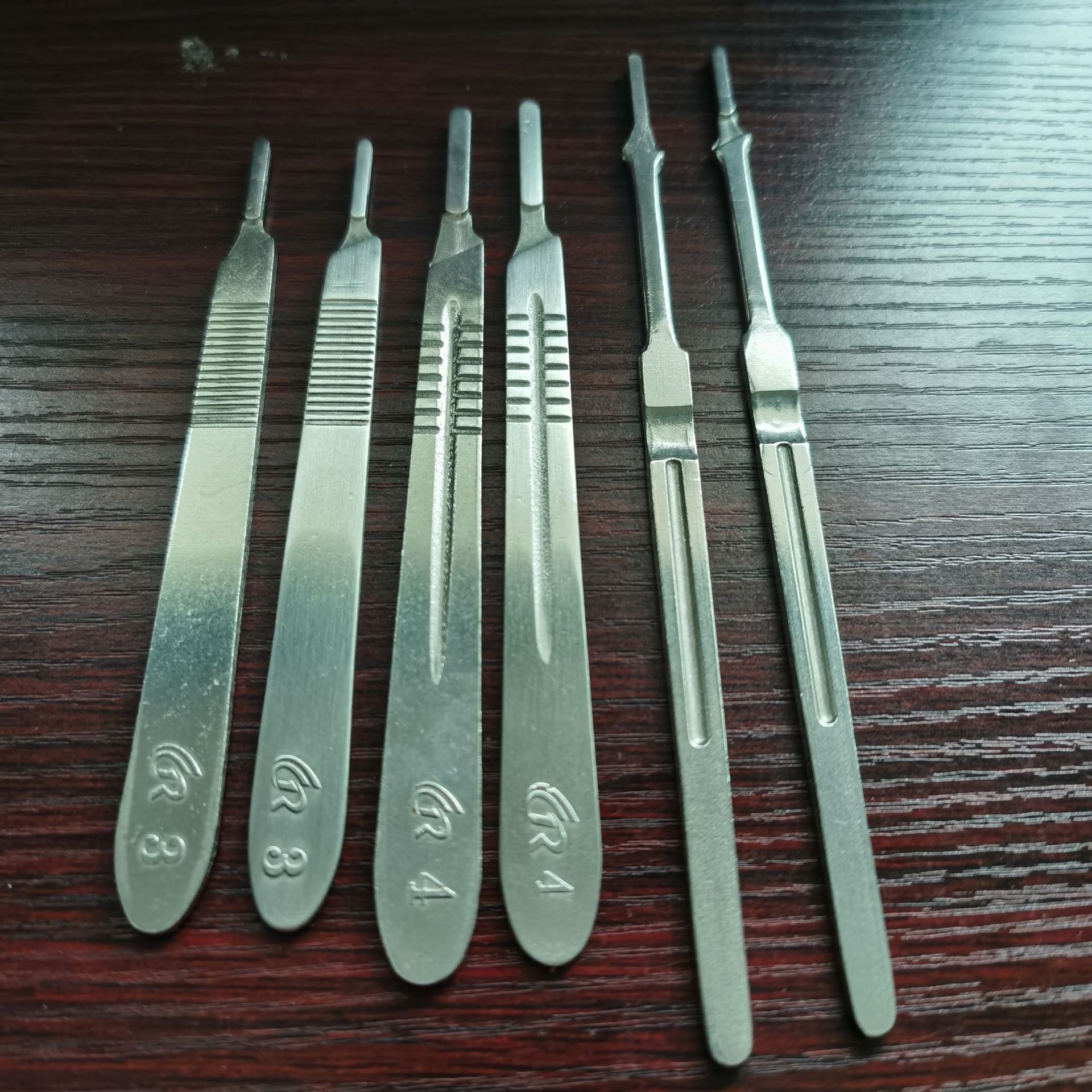 不锈钢手术刀柄 医用兽用刀柄 医用练习手术刀 雕刻刀柄维修工具