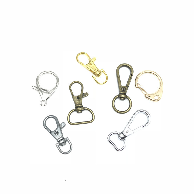 Wholesale Zinc Alloy Buckles DIY Metal Keychains Lobster Buckle Hooks Belt Buckle Creative Cartoon Gift Hanging Ornaments