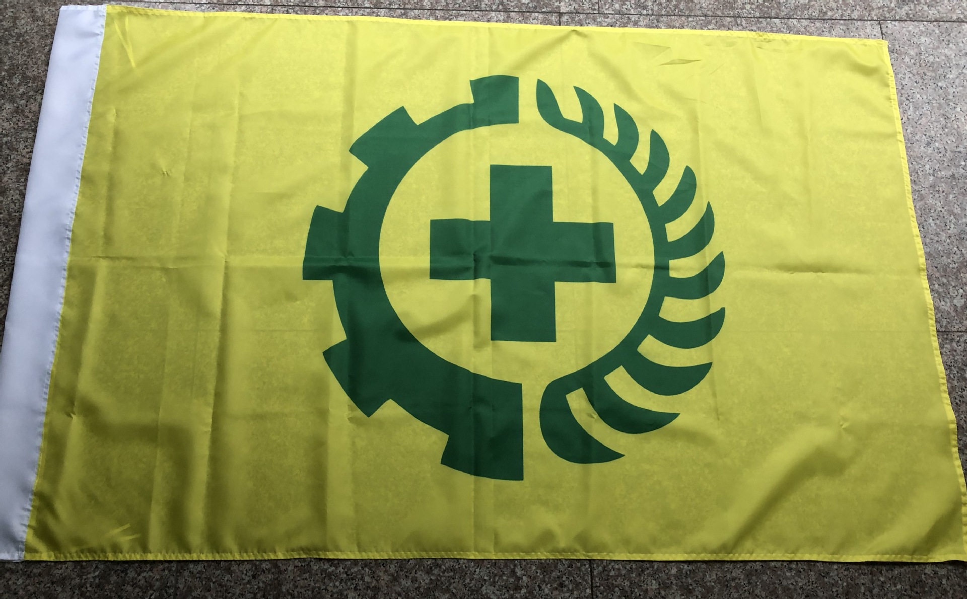 办公文教旗帜安全旗工地标志旗安全旗警示旗黄色安全旗