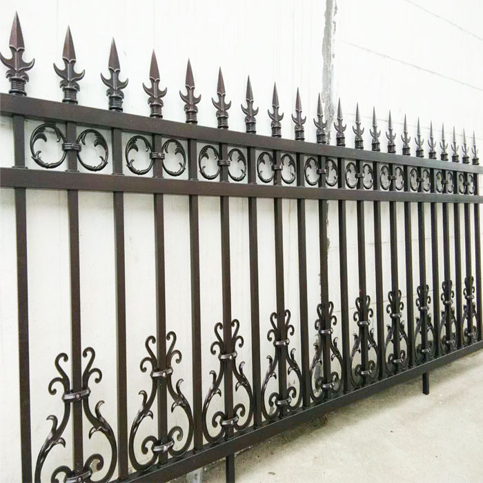 锌钢护栏铁艺围栏庭院栅栏别墅围墙护栏室外防护栏家用铁栏杆