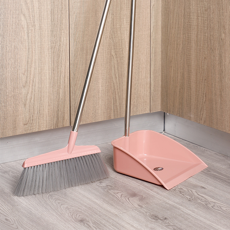 Household Cleaning Broom Dustpan Two-Piece Wholesale Office Combination Floor Dust Cleaning Broom Set 0678