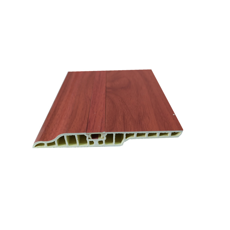 12cm隐钉pvc踢脚板 木纹灰黑白色地脚线石塑地板胶墙角线厂家直销