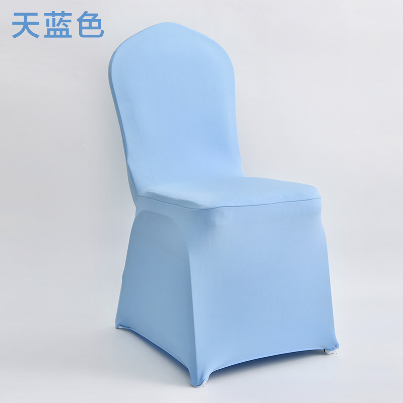 Factory Wholesale Thickened Air Layer High Elastic Chair Cover All-Inclusive Hotel Restaurant Banquet Chair Cover Factory Supply
