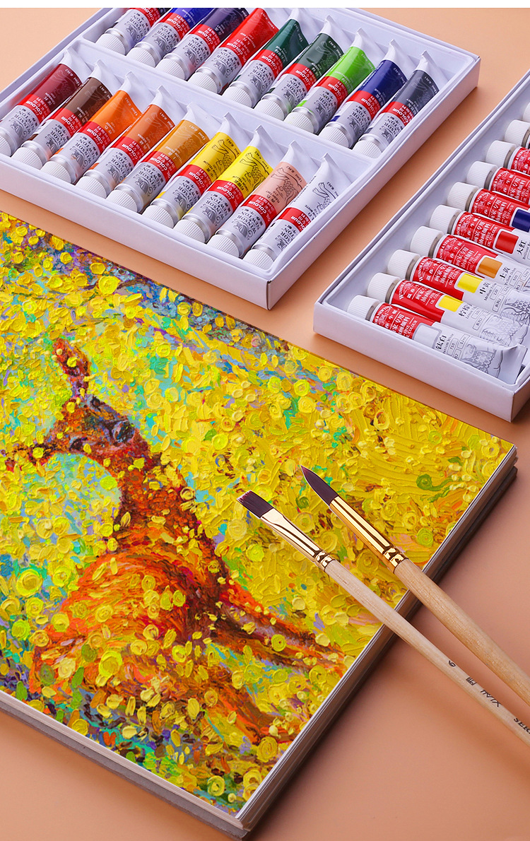 温莎牛顿 美术画家专用油画颜料套装 24色油画绘画颜料12ml铝管装