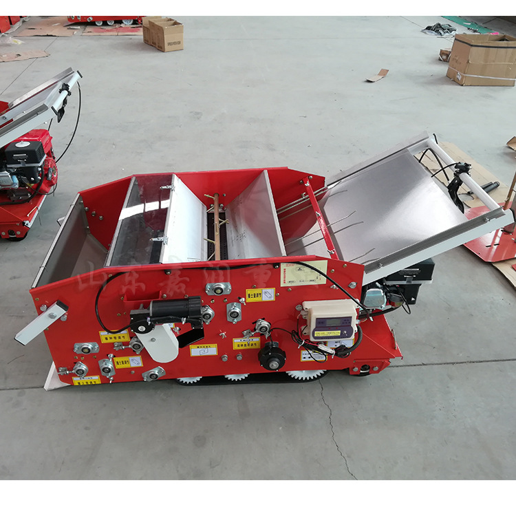 电动水稻摆盘机 育苗覆土摆盘机 自走式播种机