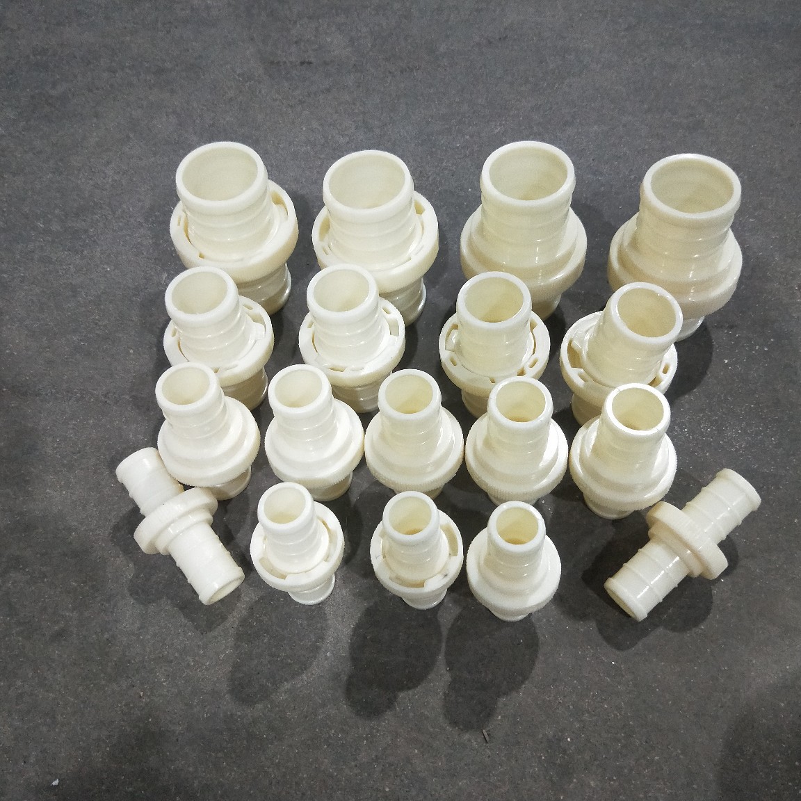 厂家现货直批abs塑料水带接头 农业灌溉水管接头 abs接头塑料接扣