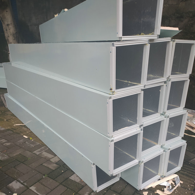 单面彩钢酚醛复合风管 车库宾馆商超中央空调风管 单面彩钢酚醛板