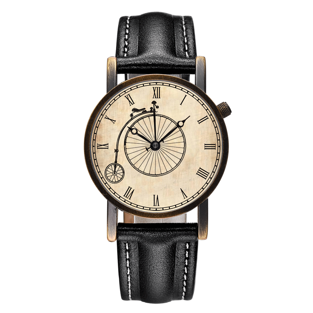 古老自行车轮高品质个性时装手表亚马逊货源手表