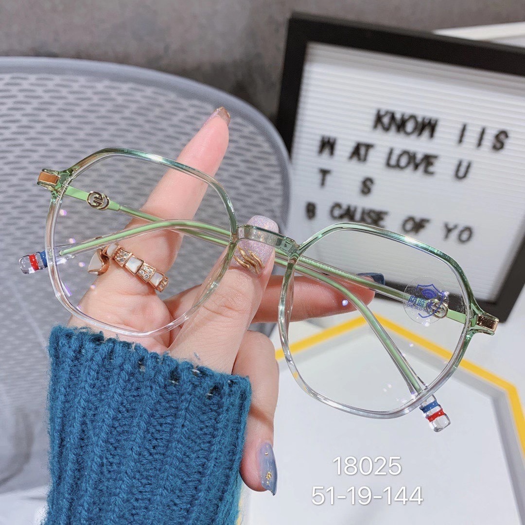 2020新款时尚透明tr眼镜架 可配高度数可配近视1.