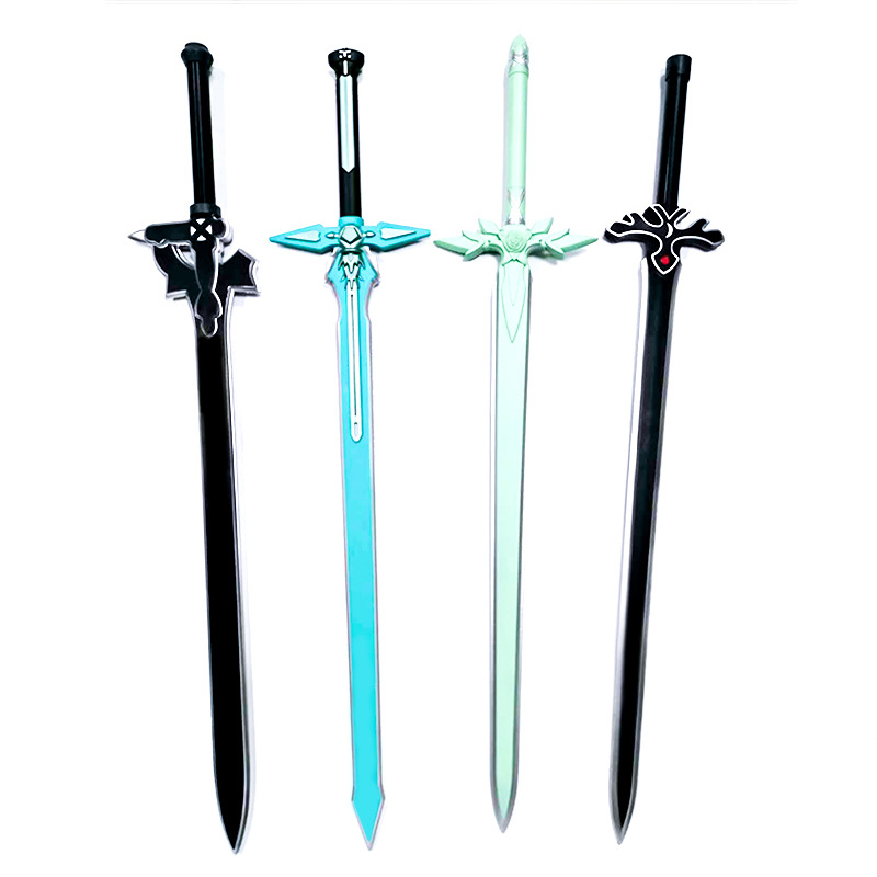 动漫刀剑神域武器桐人逐暗者阐释者pu玩具cospla道具装备武器模型