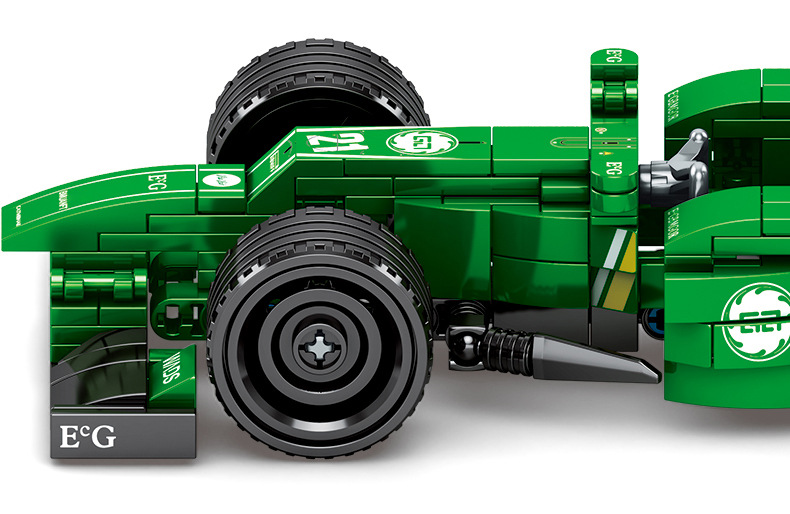 兼容乐高积木701354积械狂飙f1方程式赛车拼插拼装积木玩具701351