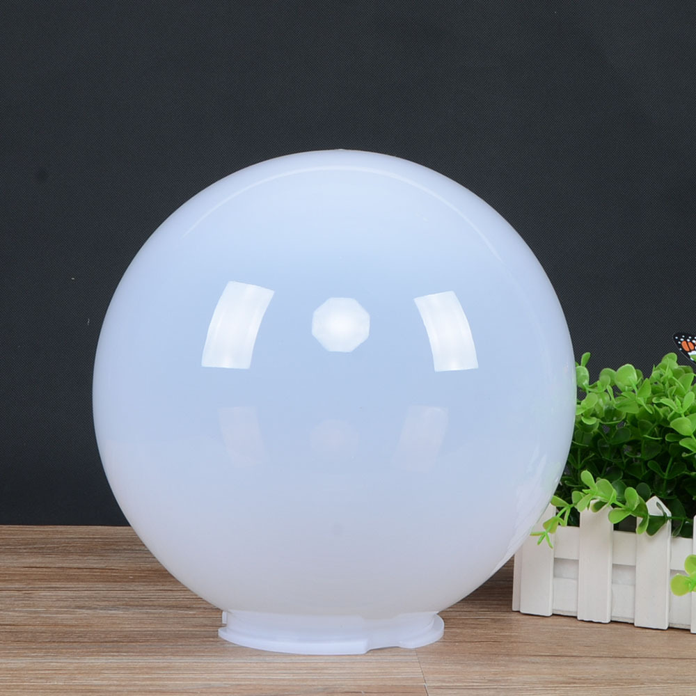 半透明圆球形灯罩250mm户外亚克力庭院灯灯罩