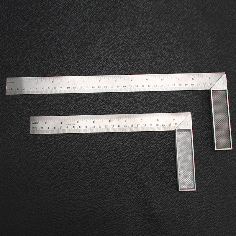 五金工具铝合金直角尺多功能刻度尺木工装修90度拐尺250mm330mm