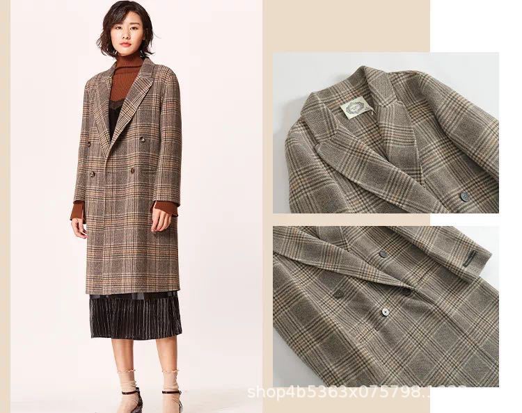 费依2020冬装上海原创设计师品牌女装长款羽绒服希色女装直播货源