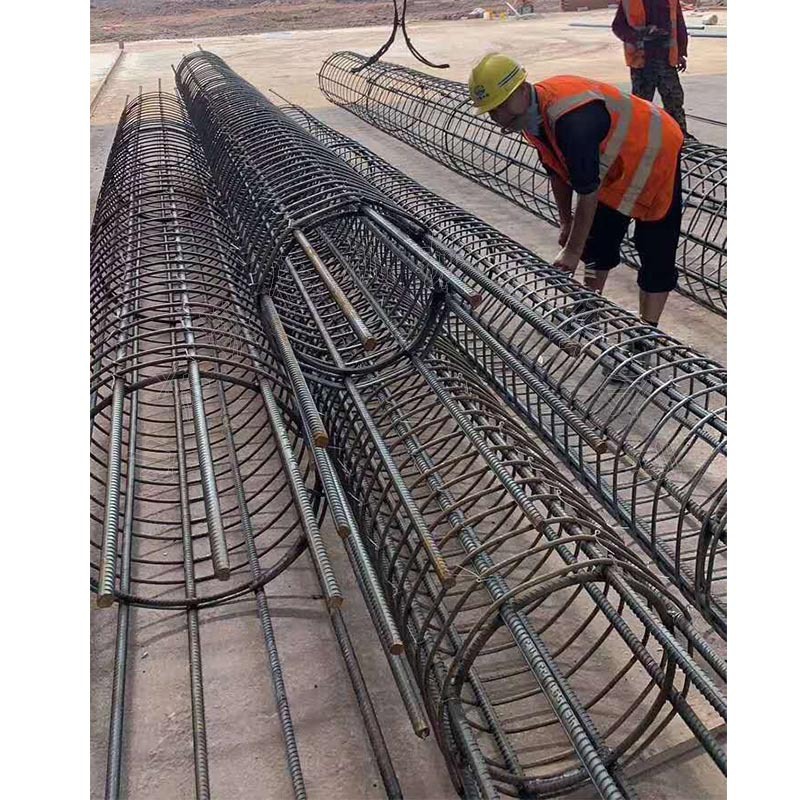 高层建筑绕笼机 高速铁路施工钢筋笼成型机 地桩预埋钢筋笼绕筋机
