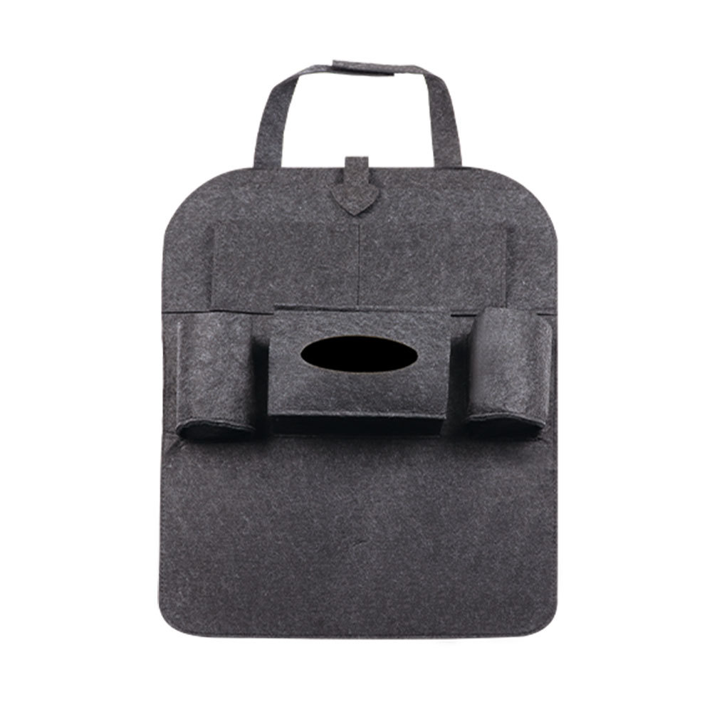 Automobile Storage Bag Felt Chair Back Car Seat Rear Seat Hanging Bag Car Multifunctional Extra Long plus Size Shopping Bags