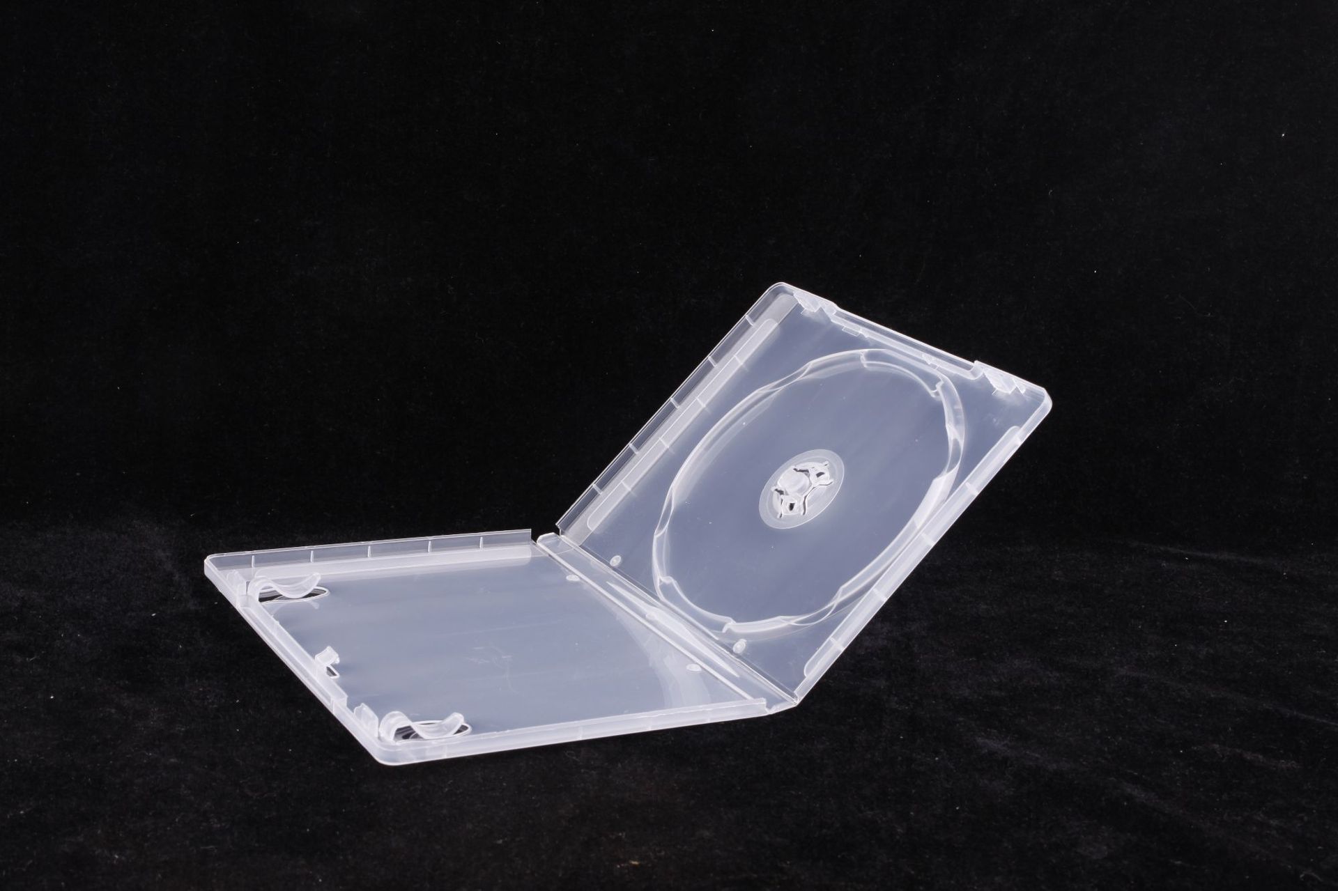 cd dvd光盘盒 软塑料蓝光长方形透明单/双碟盒 可插封面光盘盒