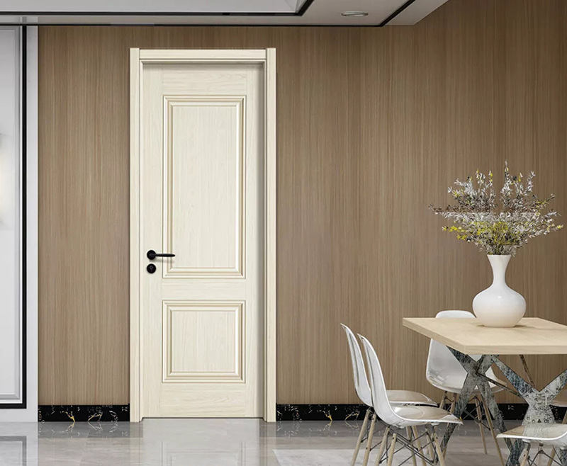 木纹夹板门多层板复合门环保免漆生态门酒店精装房公寓房门工程