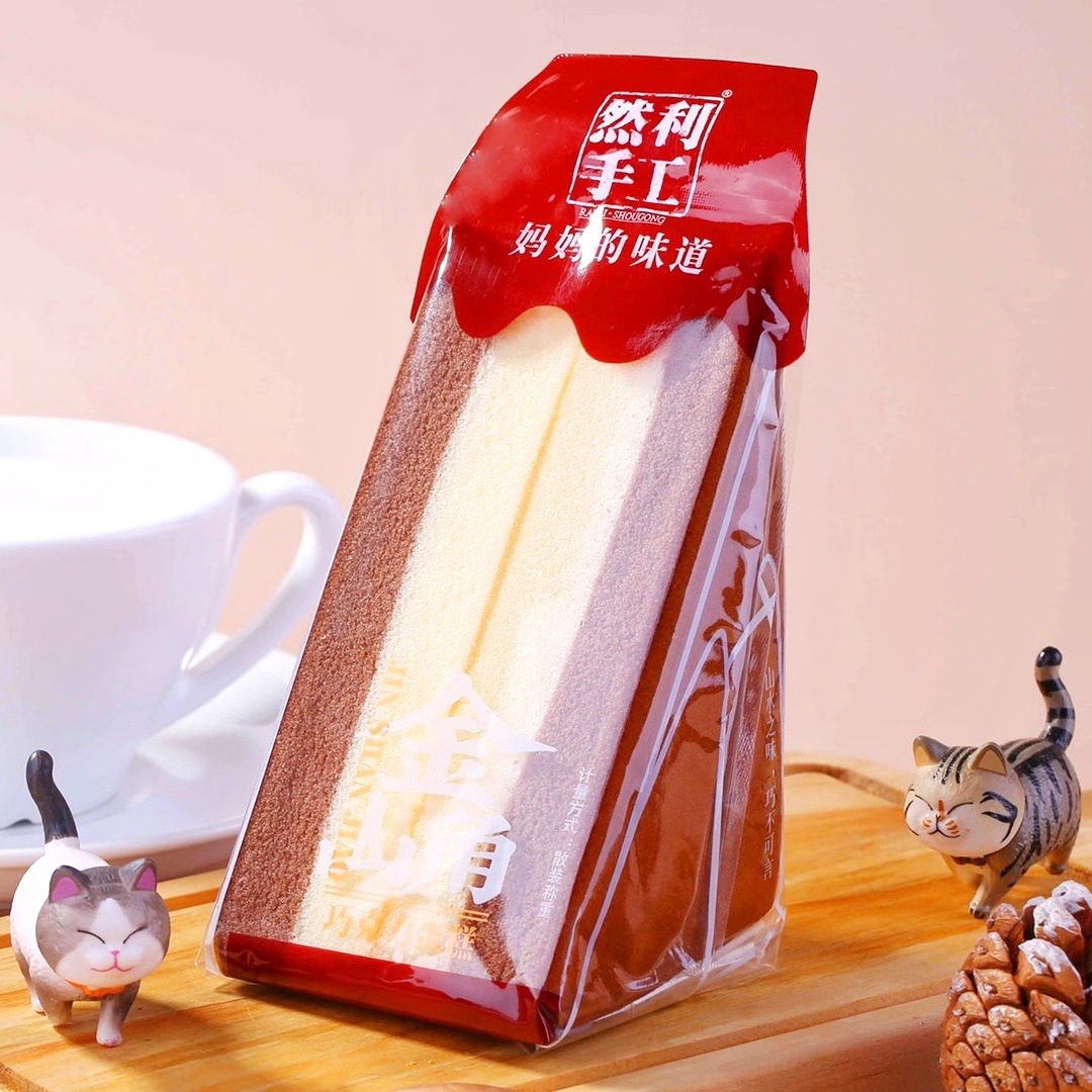 然利金三角 三明治巧克力红丝绒代餐充饥蛋糕早餐4斤 金三角蛋糕