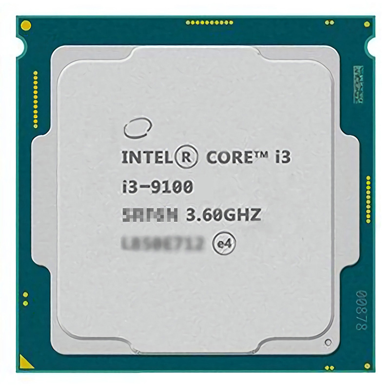 intel/英特尔i3 9100散片cpu集显适用h310 b365