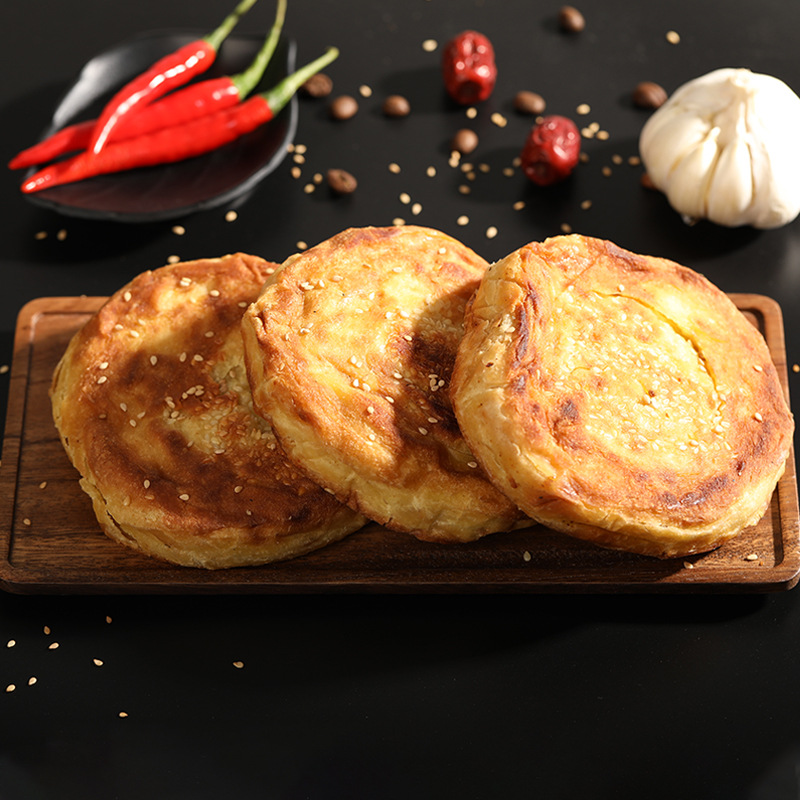 河南特产手工制作烧饼老式传统吊炉油酥烧饼五香芝麻饼火烧非山东