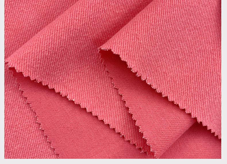 全棉雪花绒 全棉磨毛粗斜棉夹克外套面料 7*7斜纹纱卡棉布 现货