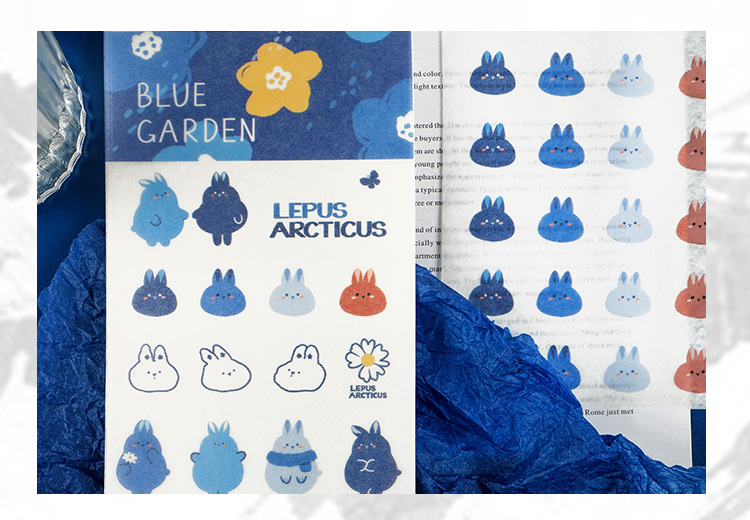 papermore拥抱地球系列双享装和纸贴纸创意手帐装饰贴纸2张入 4款