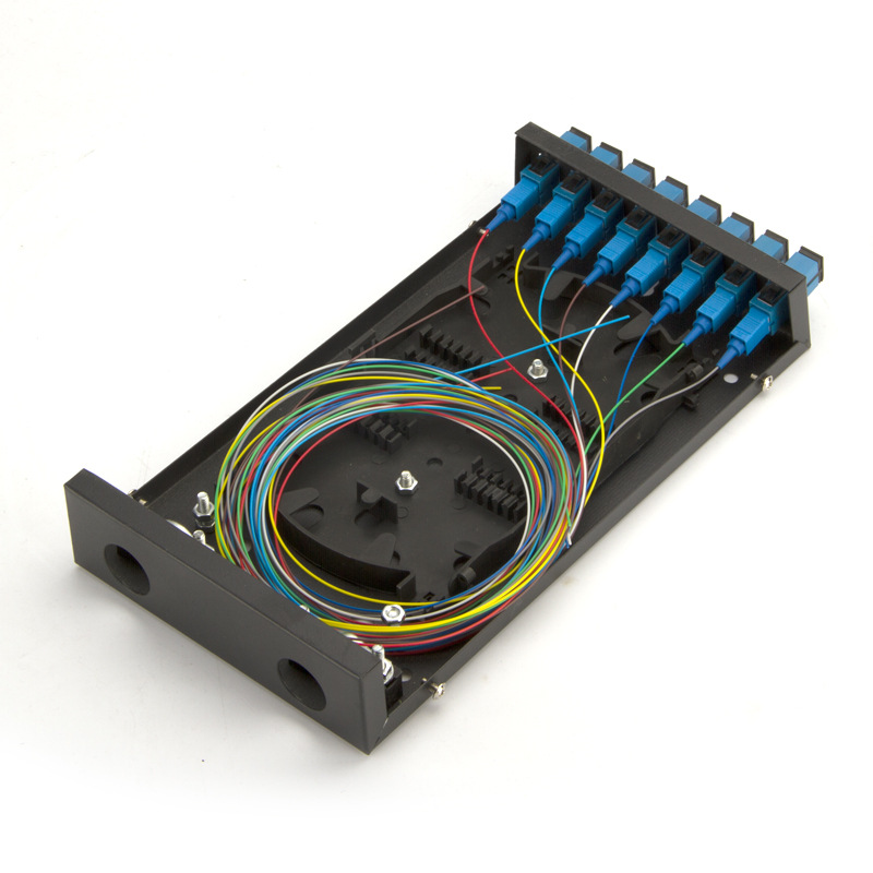 8口光纤终端盒8口光纤接线盒光纤盒 sc口光纤盒终端盒配满