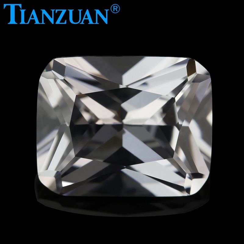 长方形莫桑钻 莫桑石更接近天然钻石 钻石精准切工