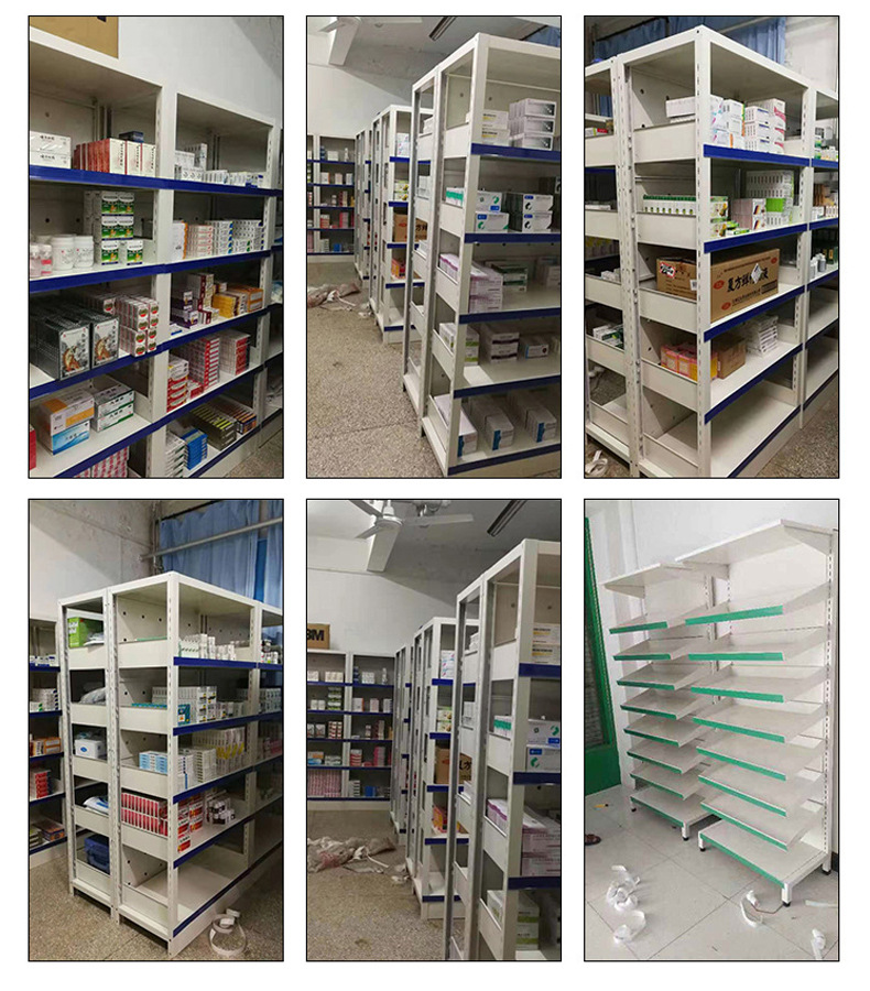 钢制药店诊所医院药品架单双面抽拉药盘架医用药房药架配药调剂柜